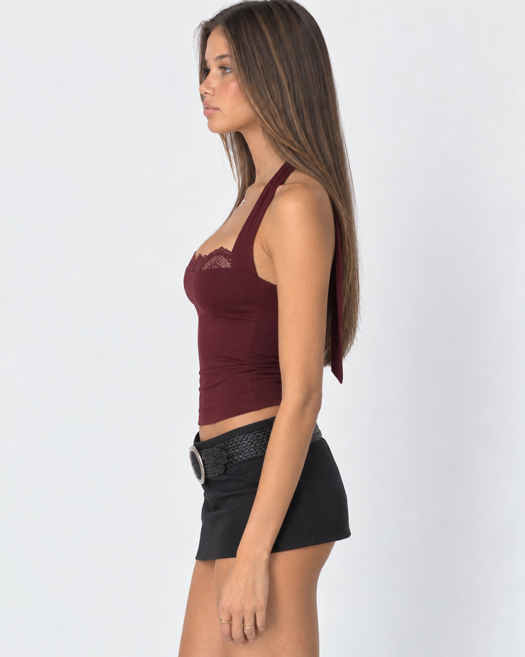 Miss Me Lace Halter Top