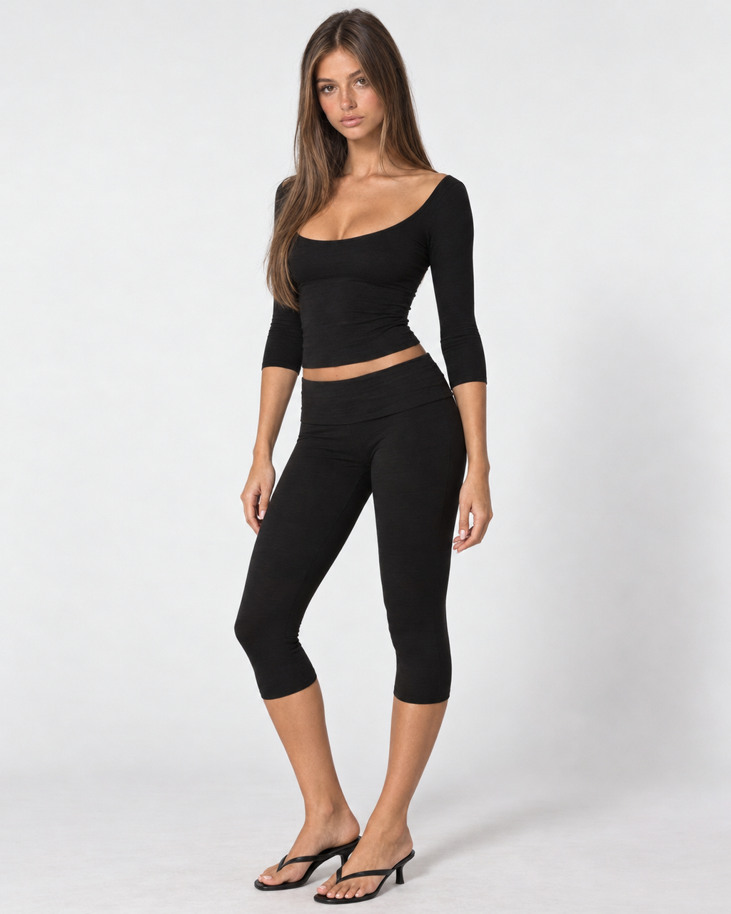 Soft Girl Era Capri Set