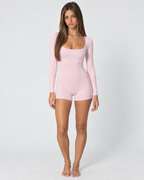 Soft Girl Long Sleeve Romper