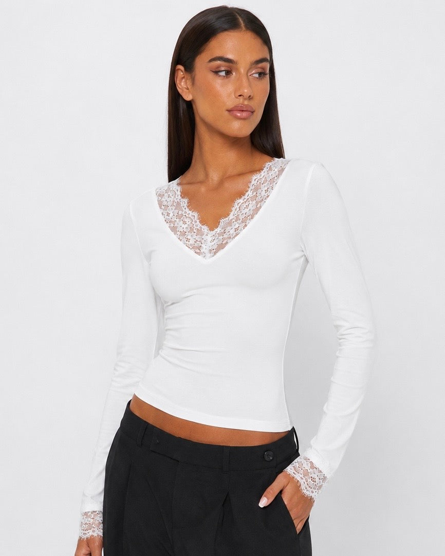 Soft Romance Lace Top