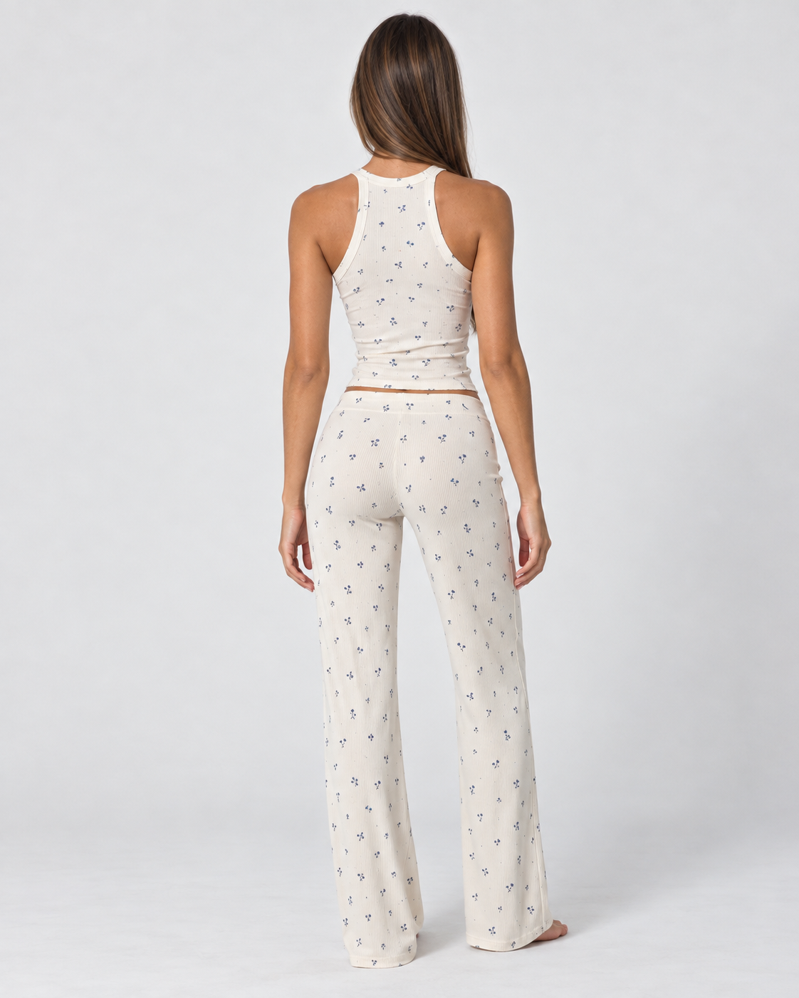 Bluebell Morning Ribbed Set