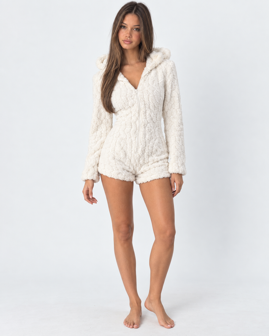 Bear Hug Plush Romper