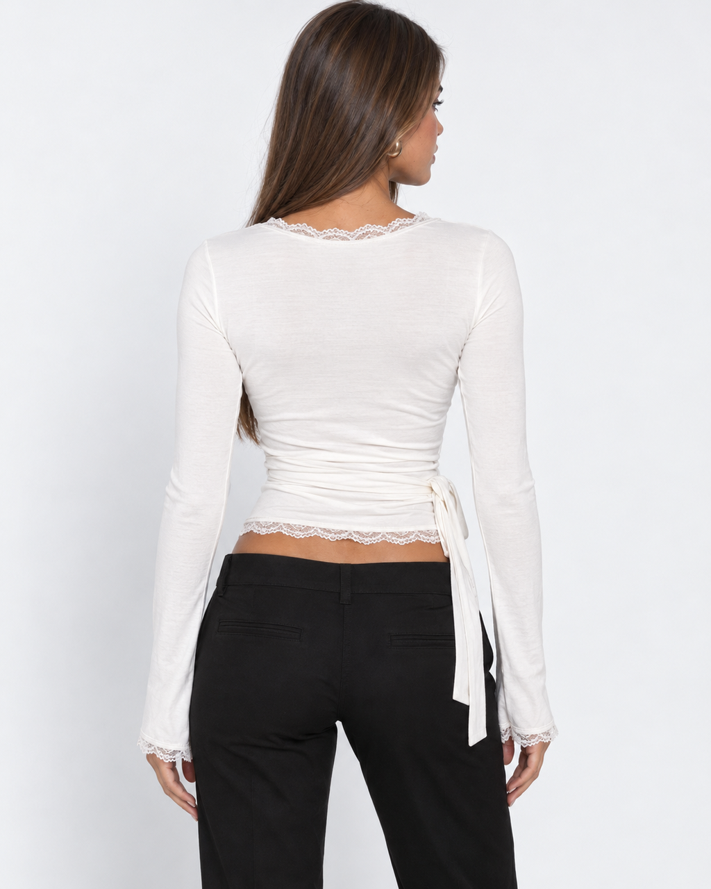 ARIA | Lace Wrap Top 