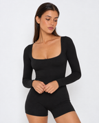 Soft Girl Long Sleeve Romper