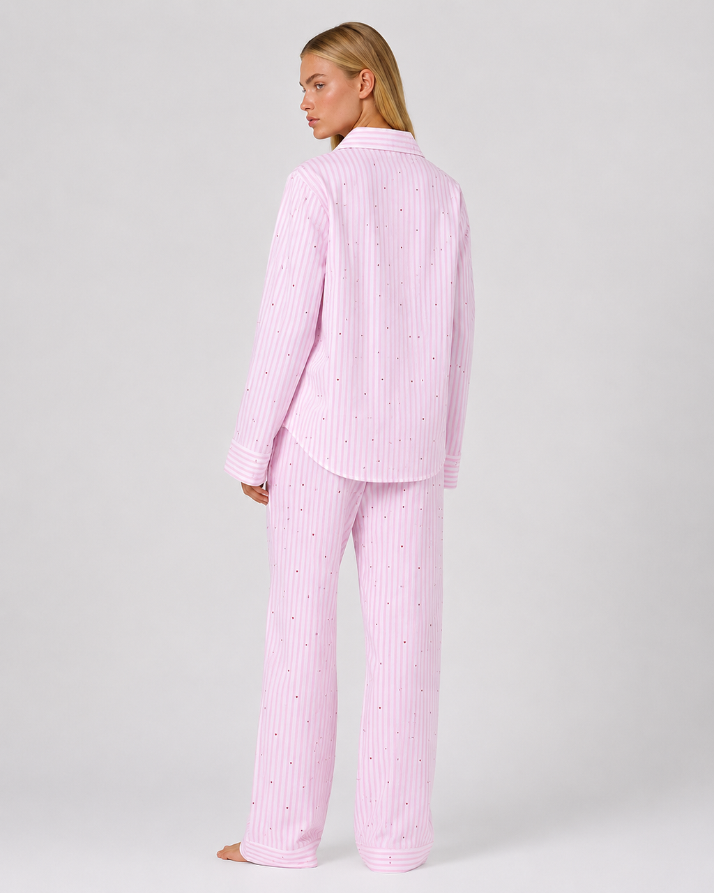 Sweetheart Stripe PJ Set