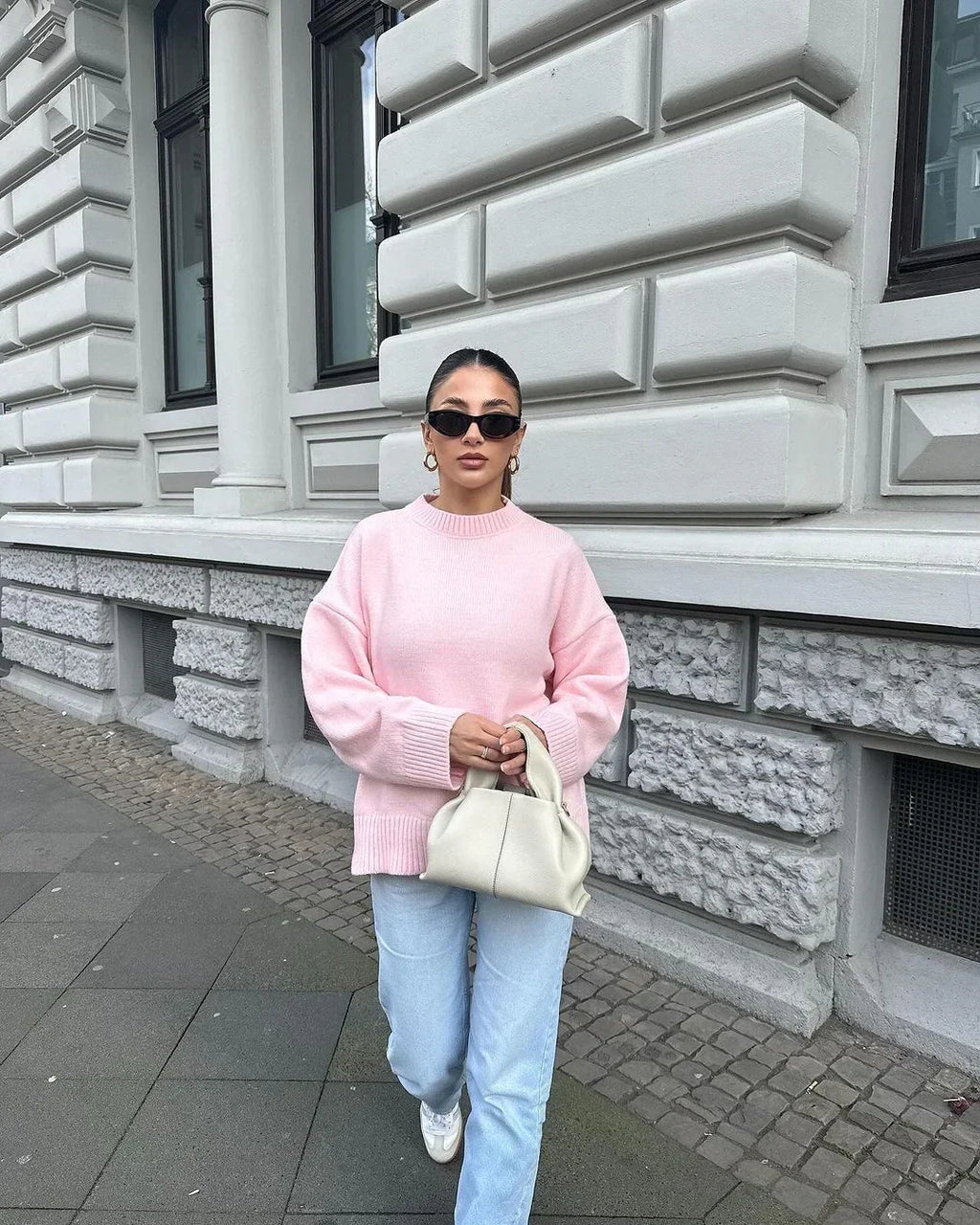ARIA | Pink Cozy Sweater
